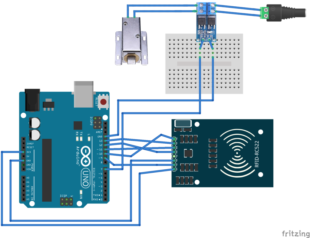 Rfid Based Door Lock System Using Avr