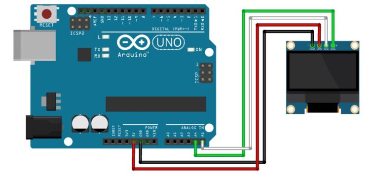Using an OLED 1.3" I2C Display with Arduino | Circuitrocks