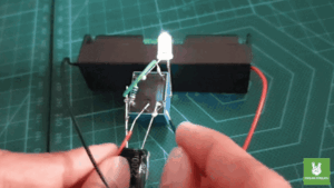 Single LED Relay Oscillator Circuit