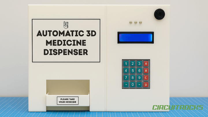Automatic 3D Medicine Dispenser | Arduino Project Idea