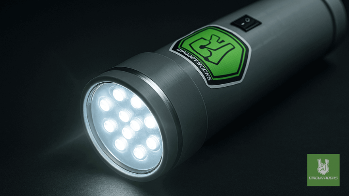 DIY 3D LED Flashlight | Easy Build with White LEDs