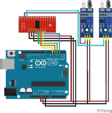 Fritzing Diagram — Breadboard