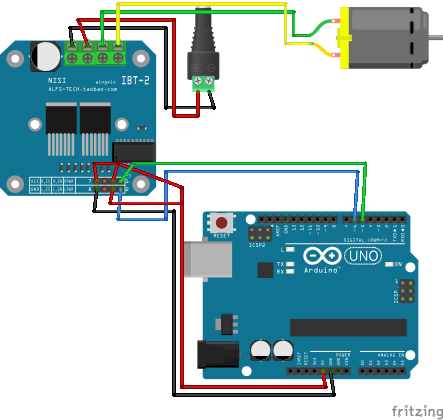 Fritzing Diagram — Breadboard