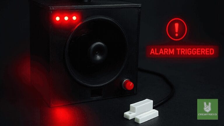 3D-Printed Magnetic Door Alarm | DIY Project Idea