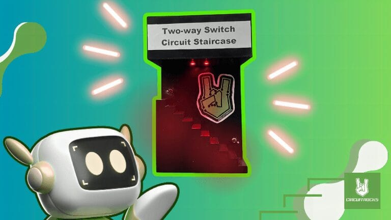 3D Two-way Switch | Circuit Staircase Easy Build