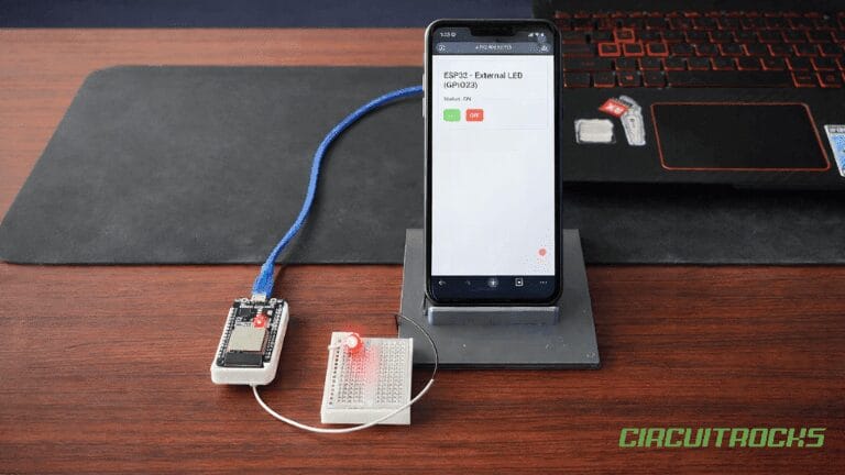 External LED via Wi-Fi | ESP32 Mini Guide