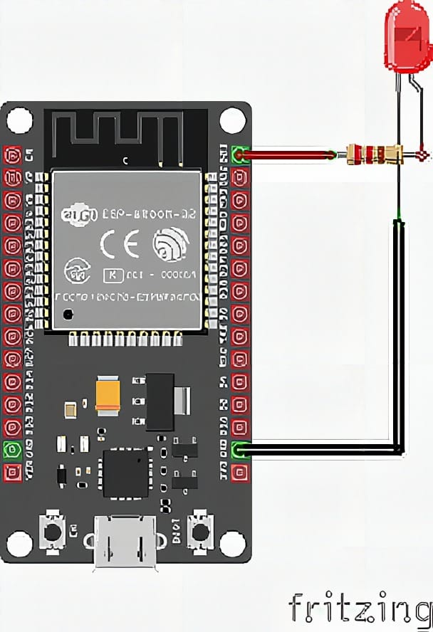 Fritzing Diagram — Breadboard