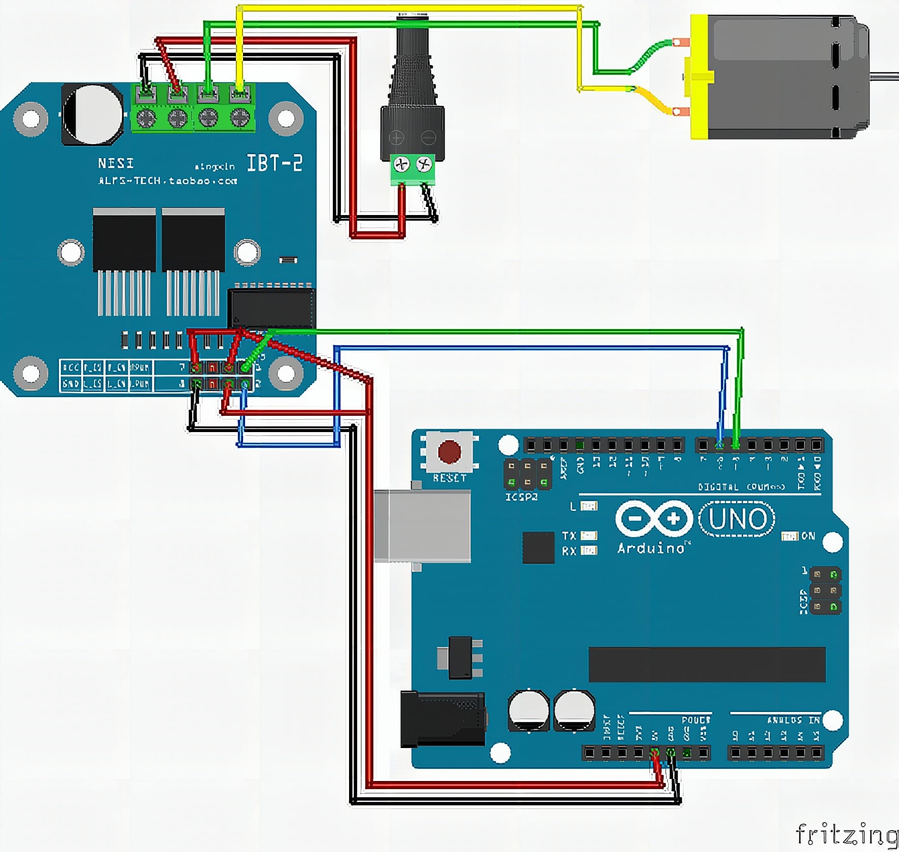 Fritzing Diagram — Breadboard