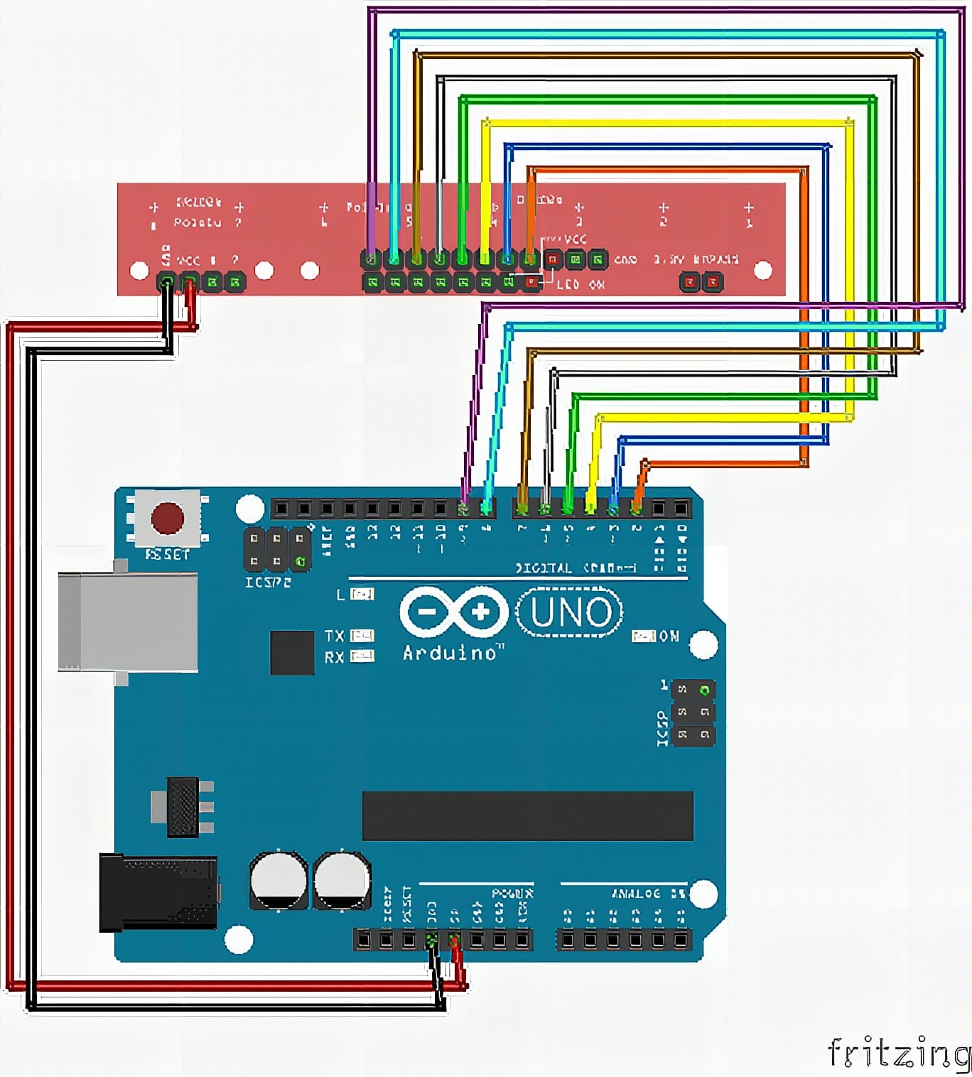 Fritzing Diagram — Breadboard