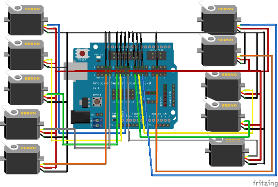 Fritzing Diagram — Breadboard