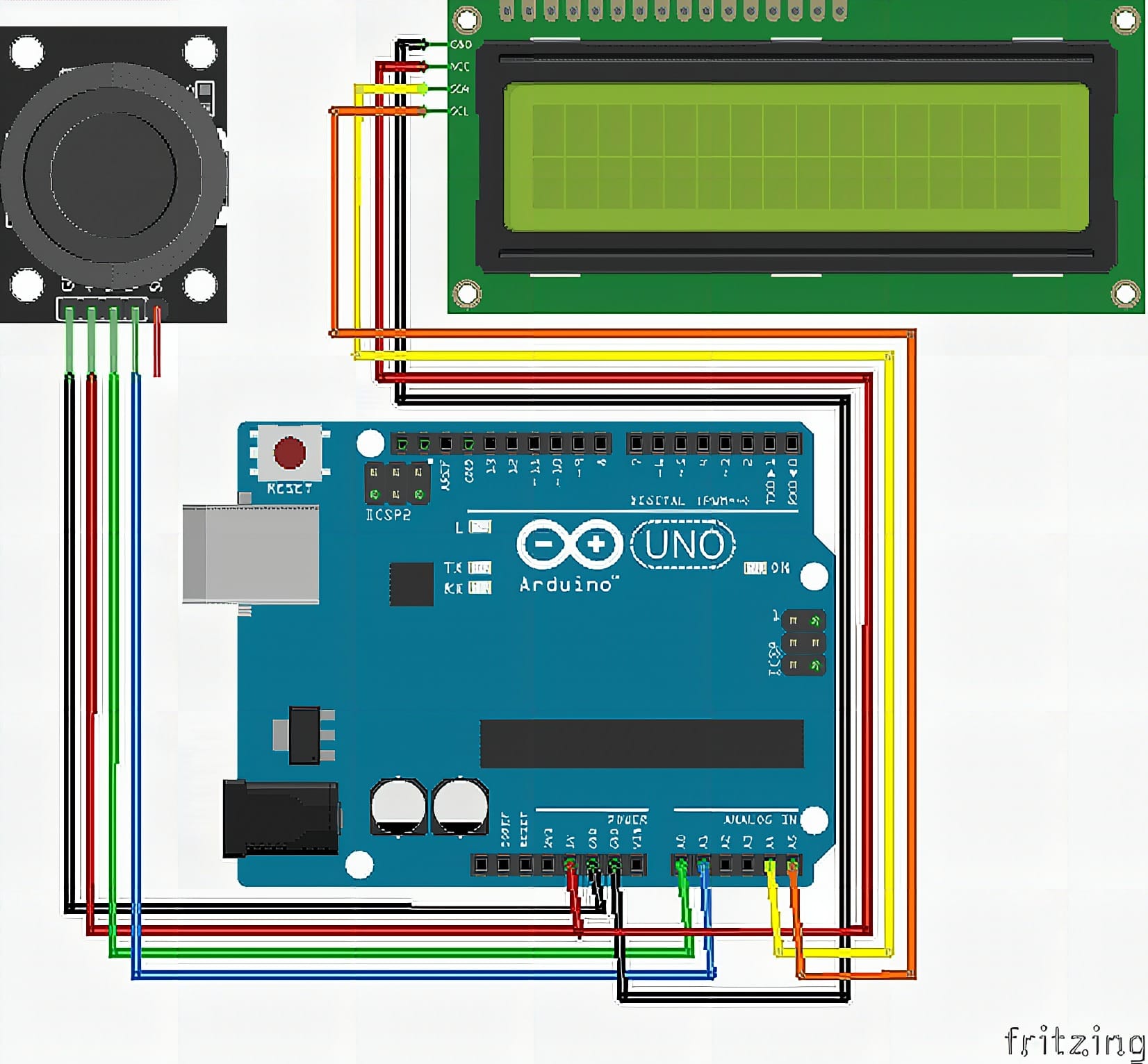 Fritzing Diagram — Breadboard