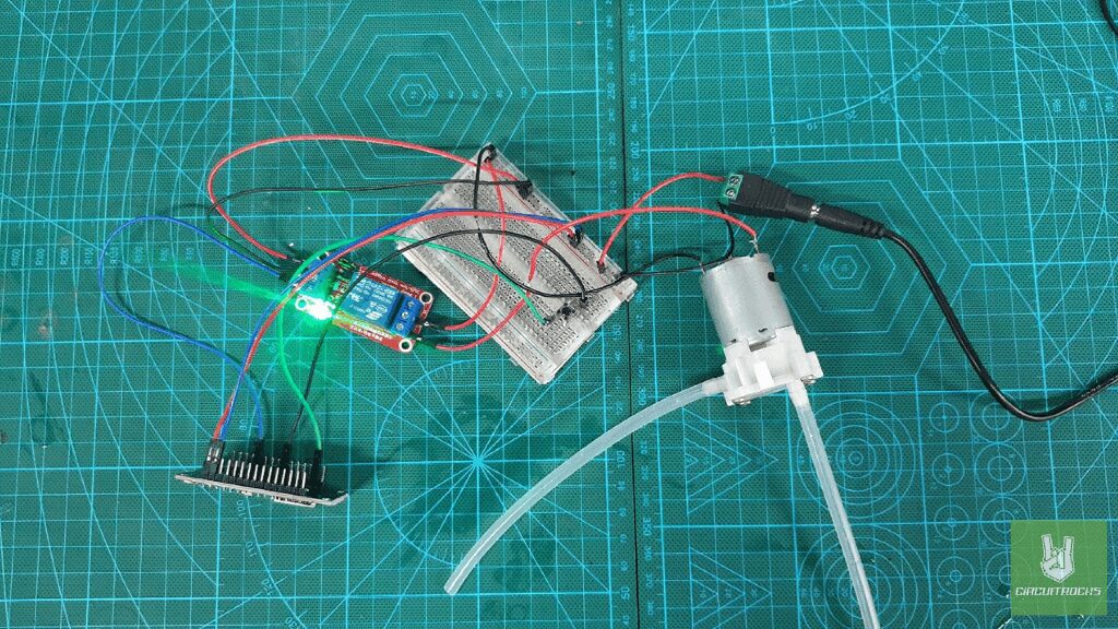 ESP8266 Water Pump Button-Controlled