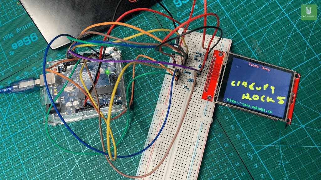 Touchscreen Drawing Demo with ILI9341 Display