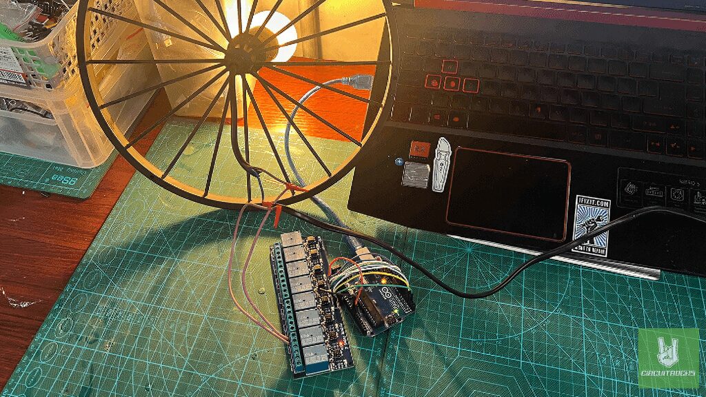 8-Channel Relay Testing via Arduino