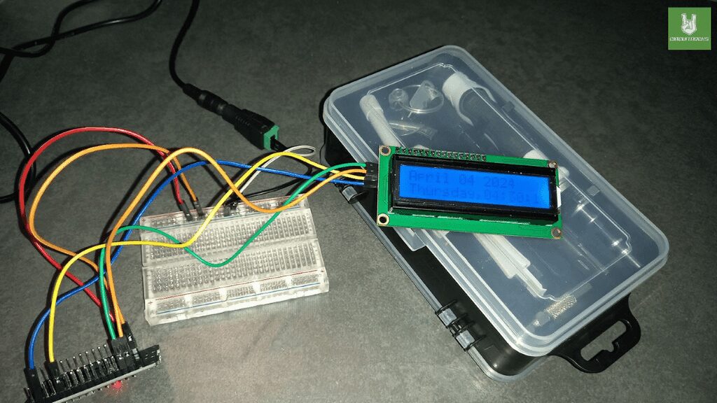 ESP32 NTP Time Synchronization with LCD Display