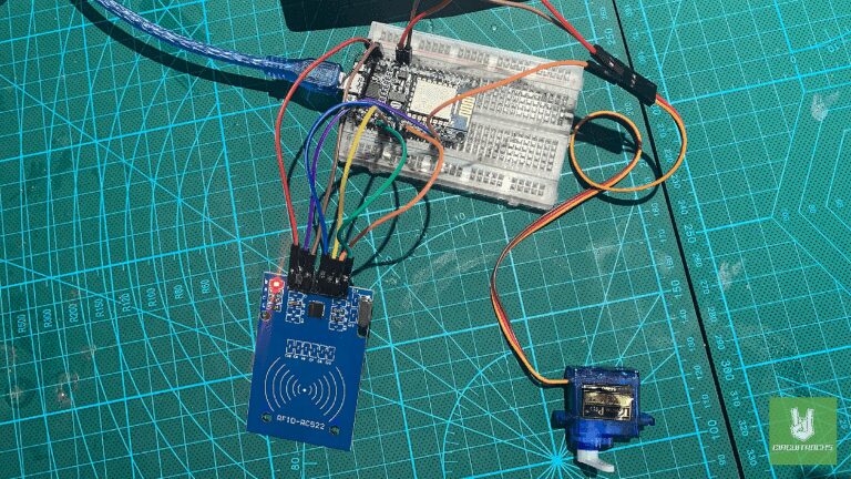 ESP8266 RFID-Based Security System with Servo